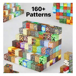 Adventure World Industrial Magnetic Cube <b>Building</b> <b>Blocks</b> STEM Educational Sensory Plastic Construction Learning Pieces Creative - Product Image 5