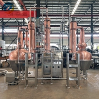 Alambic à double pot efficace ZJ pour la production de whisky single malt de qualité supérieure