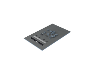 Base de douche XPS carrelable <span class=keywords><strong>sur</strong></span> <span class=keywords><strong>mesure</strong></span> avec drain en polystyrène pour pièces humides, salles de bains et zones à vapeur - Product Image 6