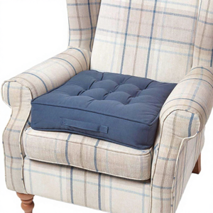 Cuscino Rialzato per <span class=keywords><strong>Poltrona</strong></span> Navy, Grande e Rigido, Quadrato 50cm, per Alleviare la Pressione, Spessore 10cm, Lussuoso e Morbido, Vendita all'Ingrosso dalla Fabbrica - Product Image 1