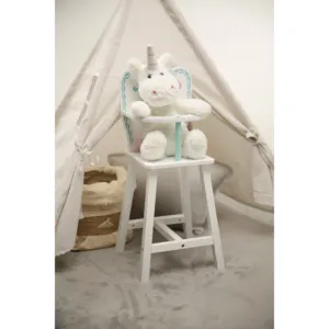 American 14 18 Inches Doll Furniture Role Play Kids Toy Diy Mini Dolls Furniture Wooden Baby Doll High Chair