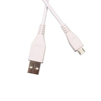 Câble de charge rapide USB-A vers Micro-USB 2M 3A en PVC pour téléphone portable, appareil photo, ordinateur, voiture et lecteur MP3/MP4