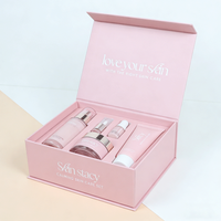 Boîte cadeau magnétique personnalisée OEM ODM, boîte en papier écologique recyclable avec logo personnalisé, boîte en carton de luxe avec feuille d'argent, boîte cosmétique
