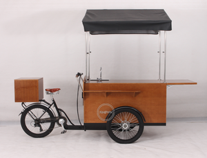 Vélos de vente de café à la mode, boutique mobile, tricycle électrique, glaces, hot-dogs, vélo <span class=keywords><strong>cargo</strong></span> à trois roues <span class=keywords><strong>pour</strong></span> adultes - Product Image 2