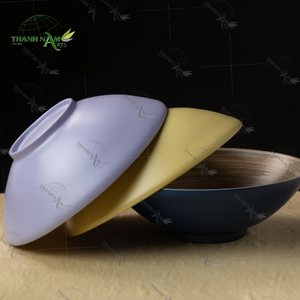 ชามสลัดไม้ไผ่ทำมือไม่แตกอุปกรณ์ทานอาหารสำหรับอาหารขายส่งราคาดีจากเวียดนาม - Product Image 5