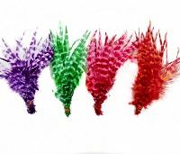 Coq coloré à motifs barqués pour loisirs créatifs, coiffure, matériel <span class=keywords><strong>de</strong></span> montage <span class=keywords><strong>de</strong></span> mouches <span class=keywords><strong>de</strong></span> pêche, ornement, décoration <span class=keywords><strong>de</strong></span> franges <span class=keywords><strong>de</strong></span> rêve - Product Image 4