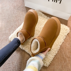 New Fashion Classical Ladies Thick Bottom Shoes <strong>Non</strong> <strong>Slip</strong> Large Cotton Warm Comfortable Snow <strong>Boots</strong> - Product Image 2