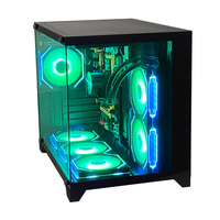 PCOOLING Oem Verre Trempé Pc Cas Bas quantité minimale de commande Ordinateur Cas Gamer Pc Avec Usb 2.0/3.0 Personnalisé Atx Pc Cas