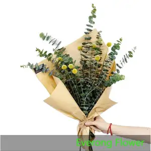Everongflower Hoge Kwaliteit Real Touch Kunstmatige Tak Eucalyptus Bladeren Voor Bruiloftsfeest Versieren Bloem