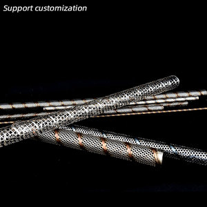 Đục lỗ ống xoắn ốc ống kim loại xốp Ống Lưới dầu cát kiểm soát ống kim loại đục lỗ lọc lõi xương - Product Image 3