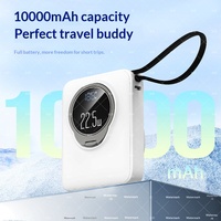YONGYUAN Batterie externe portable mini haute capacité 10000mAh, charge rapide 22.5W, bloc d'alimentation externe pour smartphones
