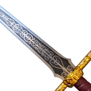 Hot 96cm 1.5kg jeu <span class=keywords><strong>Elden</strong></span> <span class=keywords><strong>Ring</strong></span> épée droite de Lordsworn's pour Halloween Cosplay Collection anniversaire cadeau arme accessoire - Product Image 3