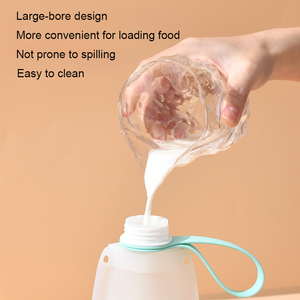 Bolsas de Almacenamiento de <span class=keywords><strong>Leche</strong></span> <span class=keywords><strong>Materna</strong></span> de Diseño Personalizado al por Mayor, Contenedor de Almacenamiento de Silicona de Grado Alimenticio, Apto para Microondas, Bolsa de Almacenamiento de Alimentos para Bebés - Product Image 5