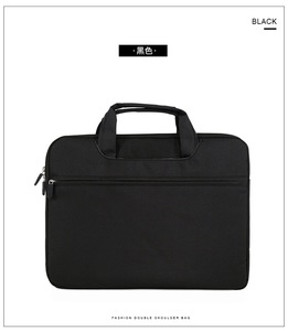 Funda para portátil con logotipo personalizado, impermeable, de poliéster, con cremallera, tipo maletín, para portátiles de 13/14/15 pulgadas, para damas. - Product Image 3