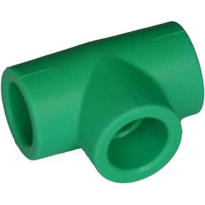 Conexión en T lisa de 40mm, material de hierro fundido y PPR, técnicas de fundición de forja, conexión de soldadura para aplicaciones químicas de agua - Product Image 1