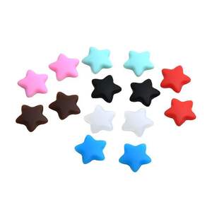 Ganchos de Silicona Antideslizantes ZT-Star con Forma de Estrella de Cinco Puntas para Patillas de Gafas, Color Sólido, Verano 2025 - Product Image 1