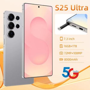 <span class=keywords><strong>Téléphone</strong></span> S25 Ultra 5G Fabriqué avec Précision, Écran HD 120Hz de 7,3 pouces, Android 15, Octa Core, Appareil Photo 108MP, Batterie Supérieure à 8000 mAh, Double SIM - Product Image 1