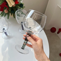 Vente en gros de gobelet machine classique personnalisé verre à vin rouge vintage en papier plastique whisky cristal pour champagne café Opti