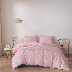 Juego de ropa de cama con diseño de flores, edredón con diseño popular personalizado de poliéster cortado, <span class=keywords><strong>color</strong></span> stock - Product Image 3