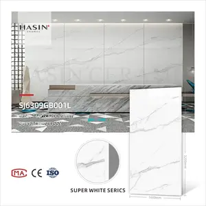 Foshan European 1600X3200Mm Goede Prijs Witte Baksteen Gesinterde Stenen Plaat Wandpanelen Voor Woonkamer