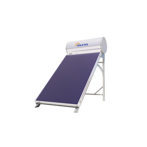Calentador de Agua <span class=keywords><strong>Solar</strong></span> de <span class=keywords><strong>Placa</strong></span> Plana Presurizado OEM de 150L con Sistema Anticongelante y Tanque de Esmalte con Revestimiento Negro para Uso en Exteriores y Doméstico - Product Image 1