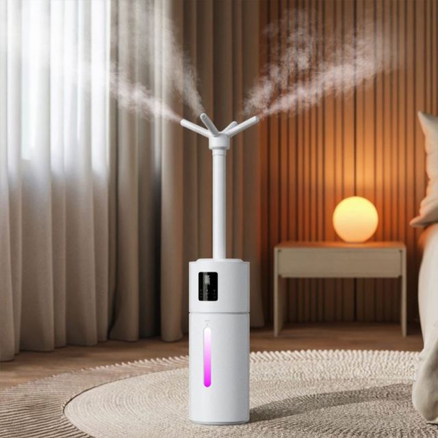 RUNAL H795 8L Humidifier Black Large Capacity Commercial Home Smart Tuya Wifi Ultrasonic Air Humidifier With Remote Control