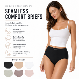 <span class=keywords><strong>6</strong></span> pezzi di mutande da donna, invisibili, a vita media, antibatteriche, con fondo allungato, pantaloncini sportivi a triangolo che sollevano i fianchi - Product Image 1