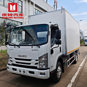 ISUZU KV100 modelo refrigerador camión 4*2 LHD camión refrigerado remolque comida refrigerador congelador camión aislado para la venta - Product Image 1