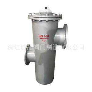 High and Low Outlet Stainless Steel Cast <b>Iron</b> <b>Water</b> Filter Straight Flow Basket Filter - Product Image 4