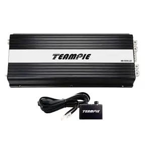 Linkable amplifikatör TP-5500.1D 1 ohm istikrarlı amplifikatör kablolu bas topuzu ile değişken bas boost amp uzaktan kumanda alüminyum plaka