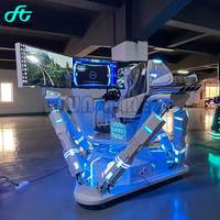VR emballant la voiture de course de la machine VR de jeu de réalité virtuelle de simulateur de jeu