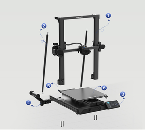 Smart Pro High-Speed Automatic <b>3D</b> <b>Printer</b> 0.4mm Touch Screen Design Resume Printing Supports PLA 1-Year - Product Image 5
