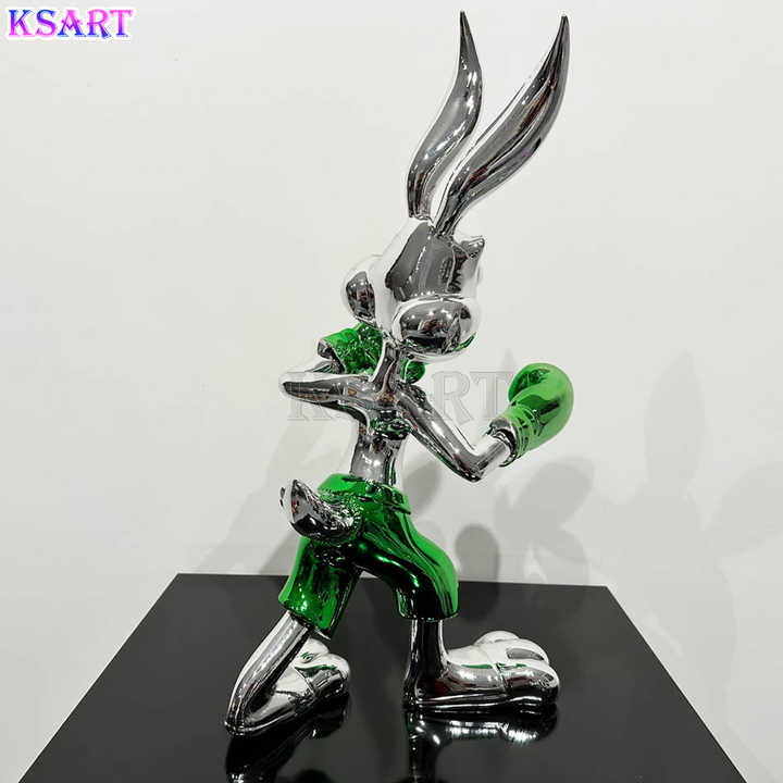 Resin Home Decor Ornaments - Creative Resin Bunny Statue