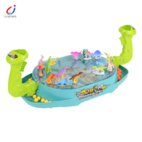Jouets éducatifs Chengji pour enfants de 5 ans, jeu de combat de dinosaures interactif pour 2 joueurs, jeu de flipper de table