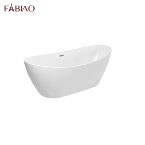 New Arrivals 58 Inch White Stand Alone Bath Tubs Solid Surface <strong>Used</strong> Freestanding <strong>Bathtubs</strong> for Sale - Product Image 6