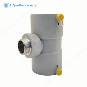 Conexión en T Macho de Acero Inoxidable de Alta Presión para Electrofusión PERT, Superficie Lisa, Roscas BSP/<span class=keywords><strong>NPT</strong></span>/BSPT, Accesorios para Alta Temperatura - Product Image 1
