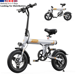 VAVRUN 14 "Bicicleta eléctrica plegable 250W Suspensión trasera de acero al carbono 45km Range Park Urban Rides - Product Image 1