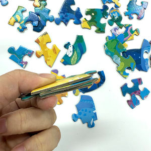 Rompecabezas de Cartón, Piezas Laminadas Duraderas, 80 Piezas, Cartón Grueso, Rompecabezas Educativo para Preescolar, Juegos para Padres e Hijos - Product Image 6