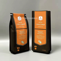 Sacs d'emballage personnalisés imprimés, résistants à l'humidité, 250g 500g, à fermeture éclair, avec valve, pour grains de café, aliments pour animaux et conserves