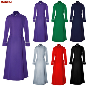 Túnica de <span class=keywords><strong>Sacerdote</strong></span> para Mujer, Estilo Sencillo, Uniforme de Monja, <span class=keywords><strong>Vestimenta</strong></span> de Pastor, Disfraz de Halloween - Product Image 1