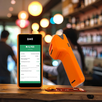Système POS 2 Go + 32 Go Mobile POS avec ordinateur portable à impression thermique Vente à chaud