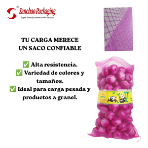 Borsa in Rete di Seta Intrecciata per Uso Agricolo |   Frutti di Mare, Astice, Legno, Patate, Cipolle, Aglio, Frutta - Product Image 3