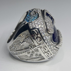 Anillo Conmemorativo del Campeonato de la Copa Grey <span class=keywords><strong>2022</strong></span> de los Argonautas de Toronto, Elegante, Chapado en Plata de Ley con Incrustaciones de Cobre, Joyería de Calidad, Regalo - Product Image 2