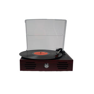 Tocadiscos de vinilo retro T1905 con altavoces incorporados para reproducción de música en el hogar - Product Image 2