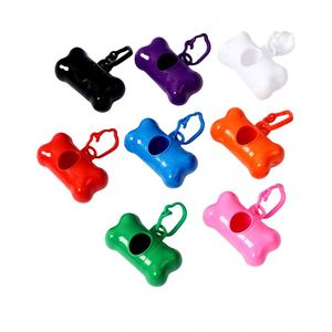 Distributeur de sacs à déjections canines en plastique en forme d'os, simple et écologique, à un prix abordable - Product Image 2