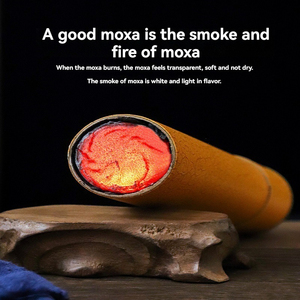 Ultra Kalın 7cm Pelin Kokulu Çubuk Duman Azaltıcı Geleneksel Bitkisel Moxibustion Çubuğu Fabrikadan Doğrudan Satış - Product Image 1