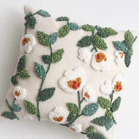 Housse de coussin bohème turque personnalisable en macramé tufté avec techniques de broderie tissée – Vente chaude en gros
