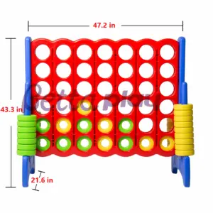 Bettaplay מכירה לוהטת חיצוני לשחק צעצוע לילדים להתחבר ארבעה משחקים ברציפות בחצר האחורית חינוכיים משחק שחמט