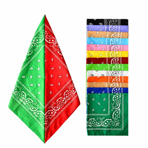 Fabricant de bandanas personnalisés à motif Paisley, foulards pour la tête et le cou, OEM ODM, fournisseur d'accessoires de mode sous marque privée - Product Image 1