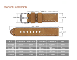 สายนาฬิกาหนังแท้หัวเข็มขัดแบบเข็มสำหรับ <span class=keywords><strong>Apple</strong></span> S7,สายนาฬิกาสำหรับ Iwatch 24 26 20 22 38 40 <span class=keywords><strong>41</strong></span> 42 44 45มม. - Product Image 4